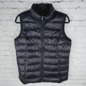 Women's Black Puffer Vest